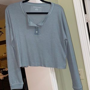 American eagle waffle Henley